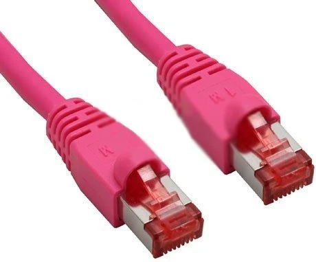 InLine Patchcord S/FTP, PiMF, Cat.6, PVC, rožinė 20m (76420M)