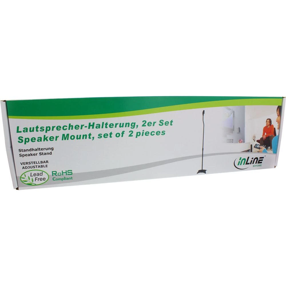 Inline reguliuojami grindų stovai garsiakalbiams 68-110cm 2vnt.. (23126C)