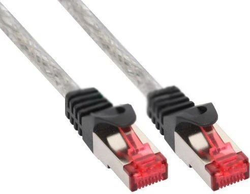 InLine Patchcord S/FTP, PiMF, Cat.6, PVC, skaidrus 25m (76425T)