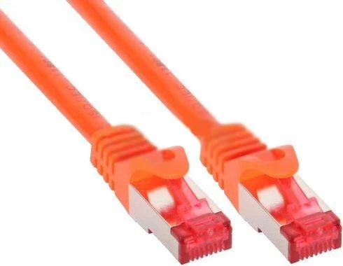 InLine Patchcord S/FTP, PiMF, Cat.6, PVC, oranžinė 25m (76425O)