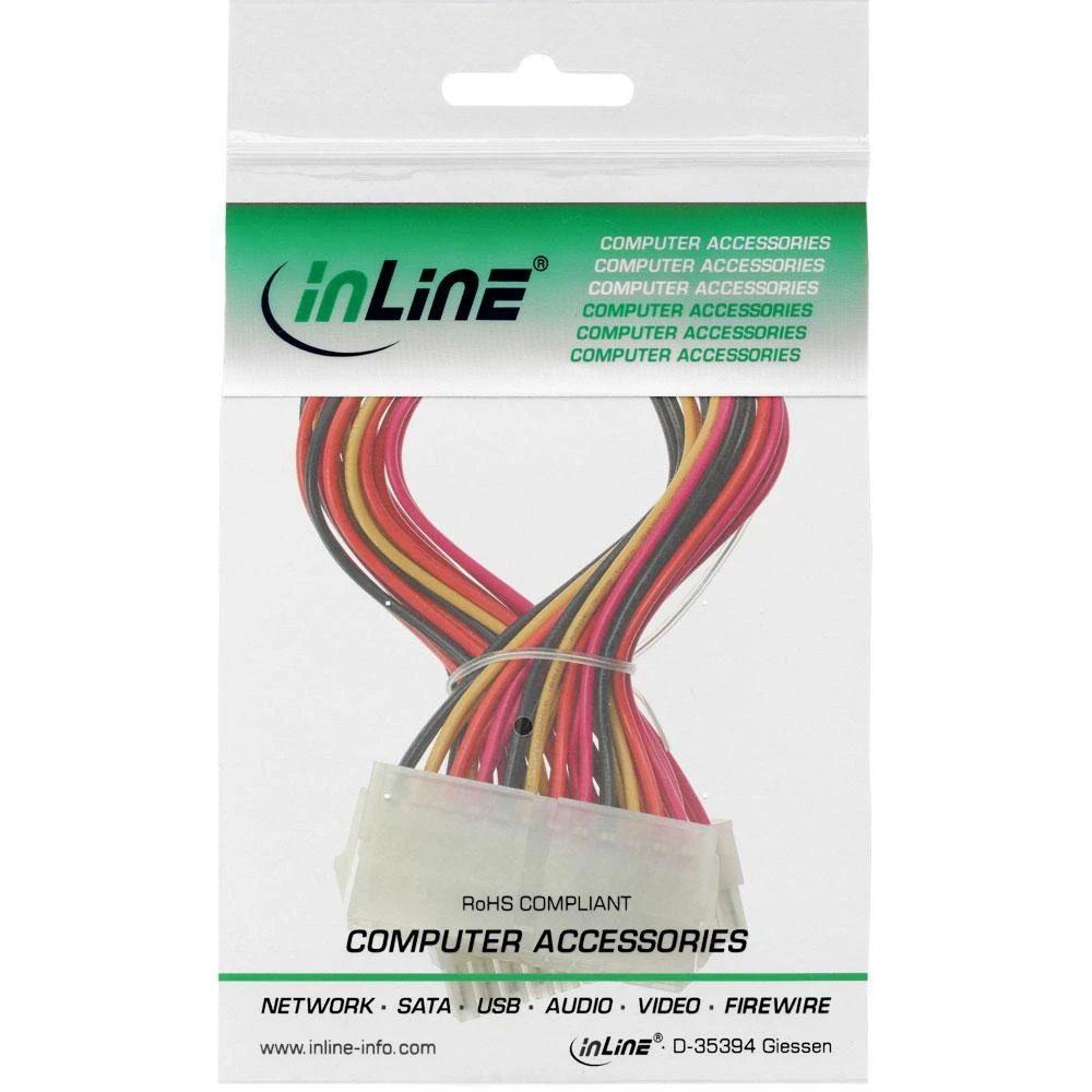 Inline Molex PN ATX24 – ATX24, 0,3 m, daugiaspalvis (26629)