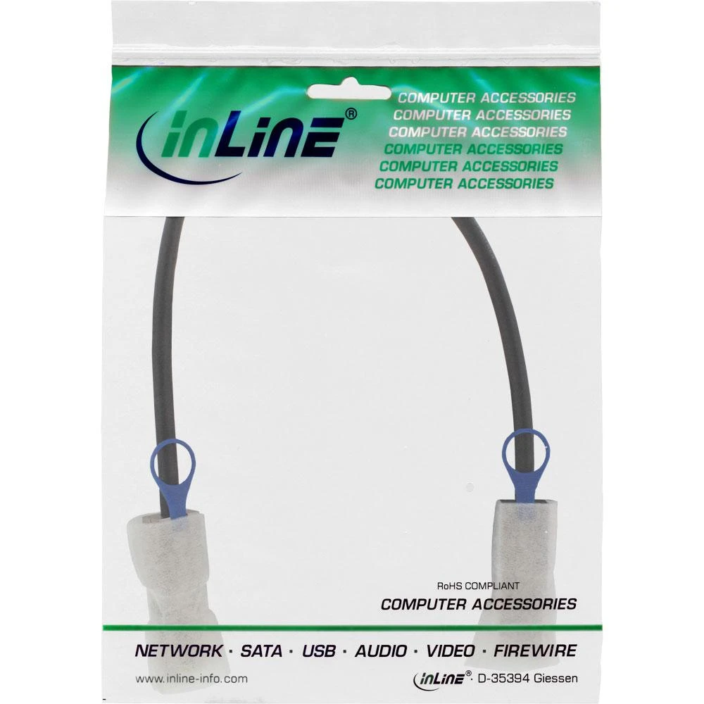 InLine SFF 8088 - SFF 8088, 0.5m, Juodas (27623A)