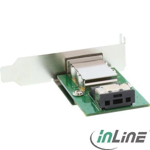 InLine SAS adapteris su metaline tvirtinimo skarda