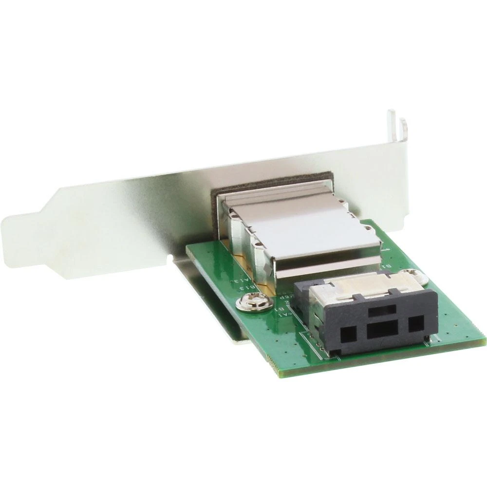 InLine SAS žemo profilio adapterių laikiklis išorinis SFF-8088 – vidinis SFF-8087 (27650)