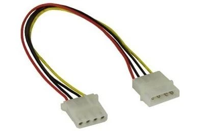 InLine 4-pole power cable extension internally – 1m