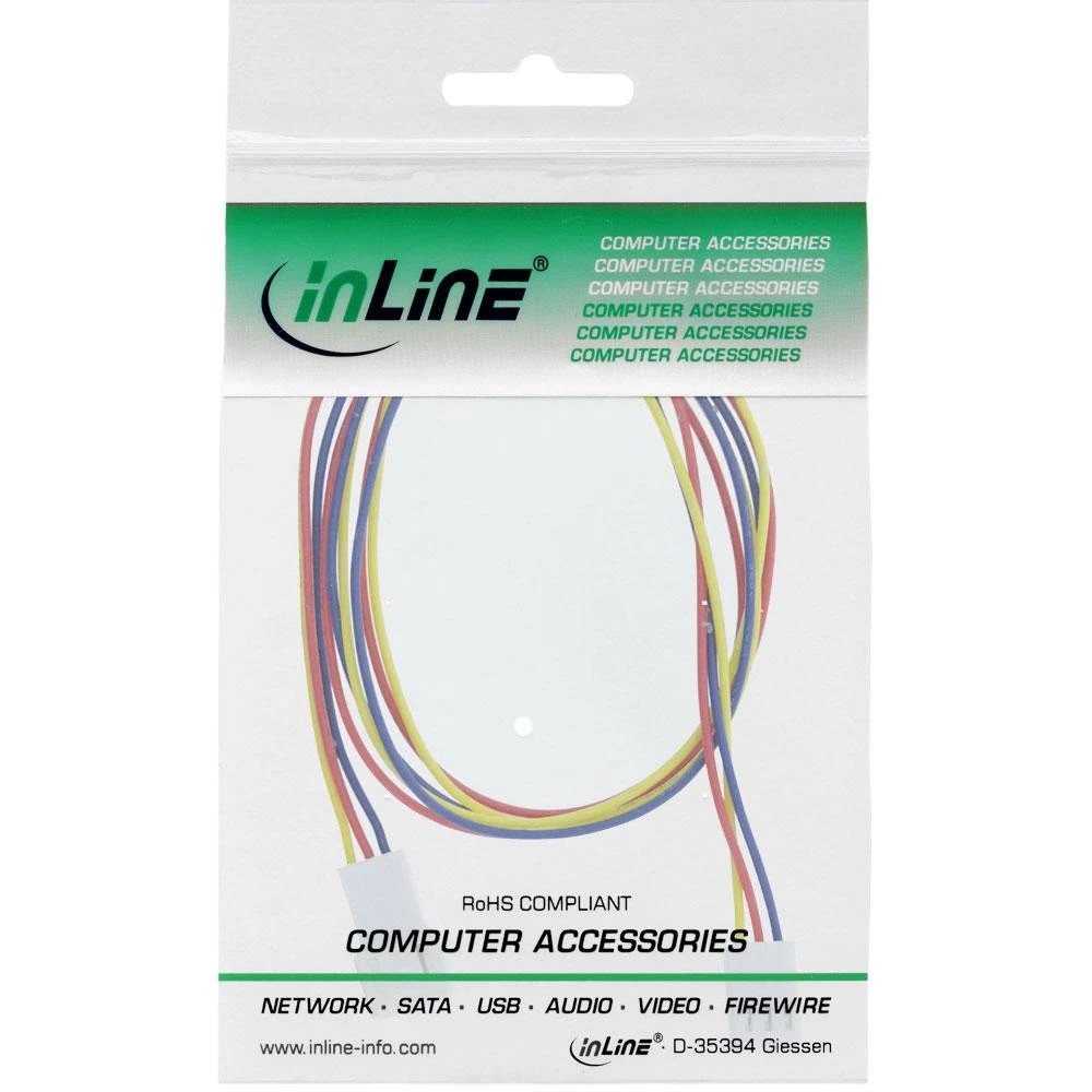 Inline Įmontuojamas 3 kontaktų prailgintuvas – 60 cm