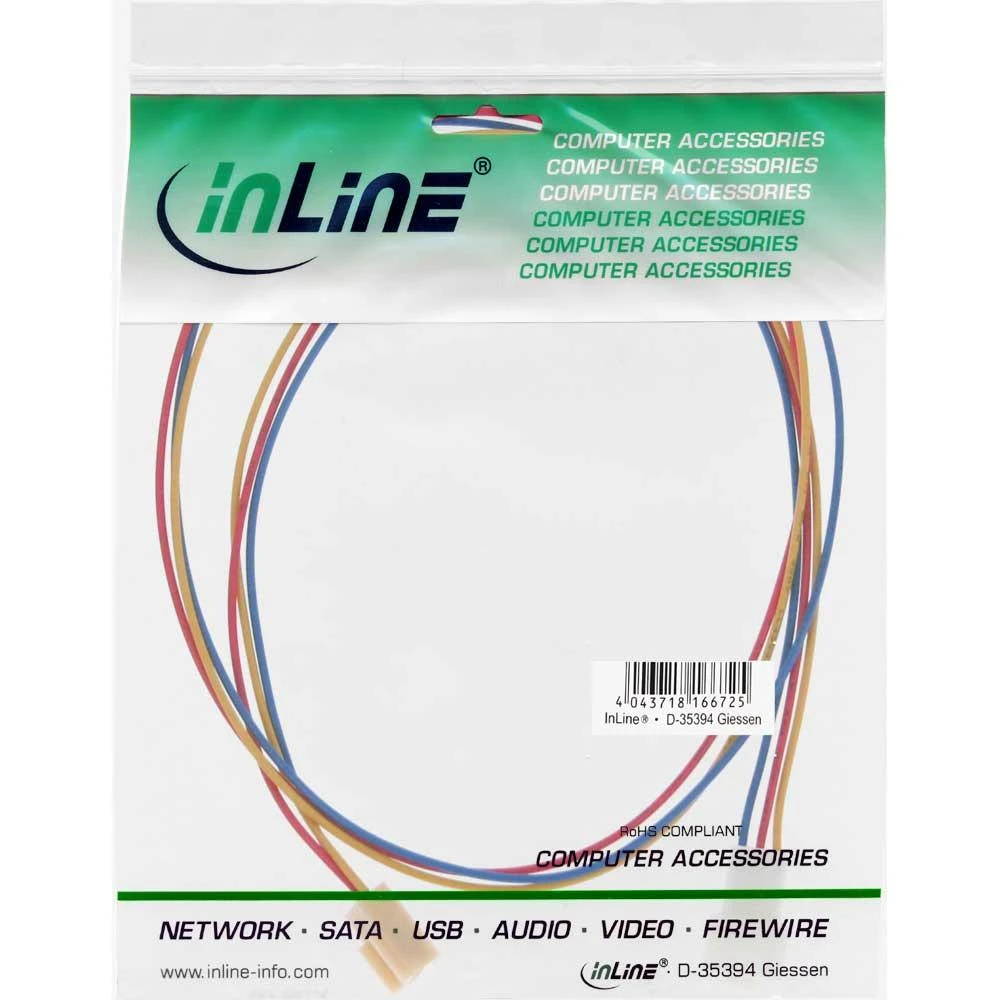 Inline Įmontuojamas 3 kontaktų prailgintuvas – 60 cm