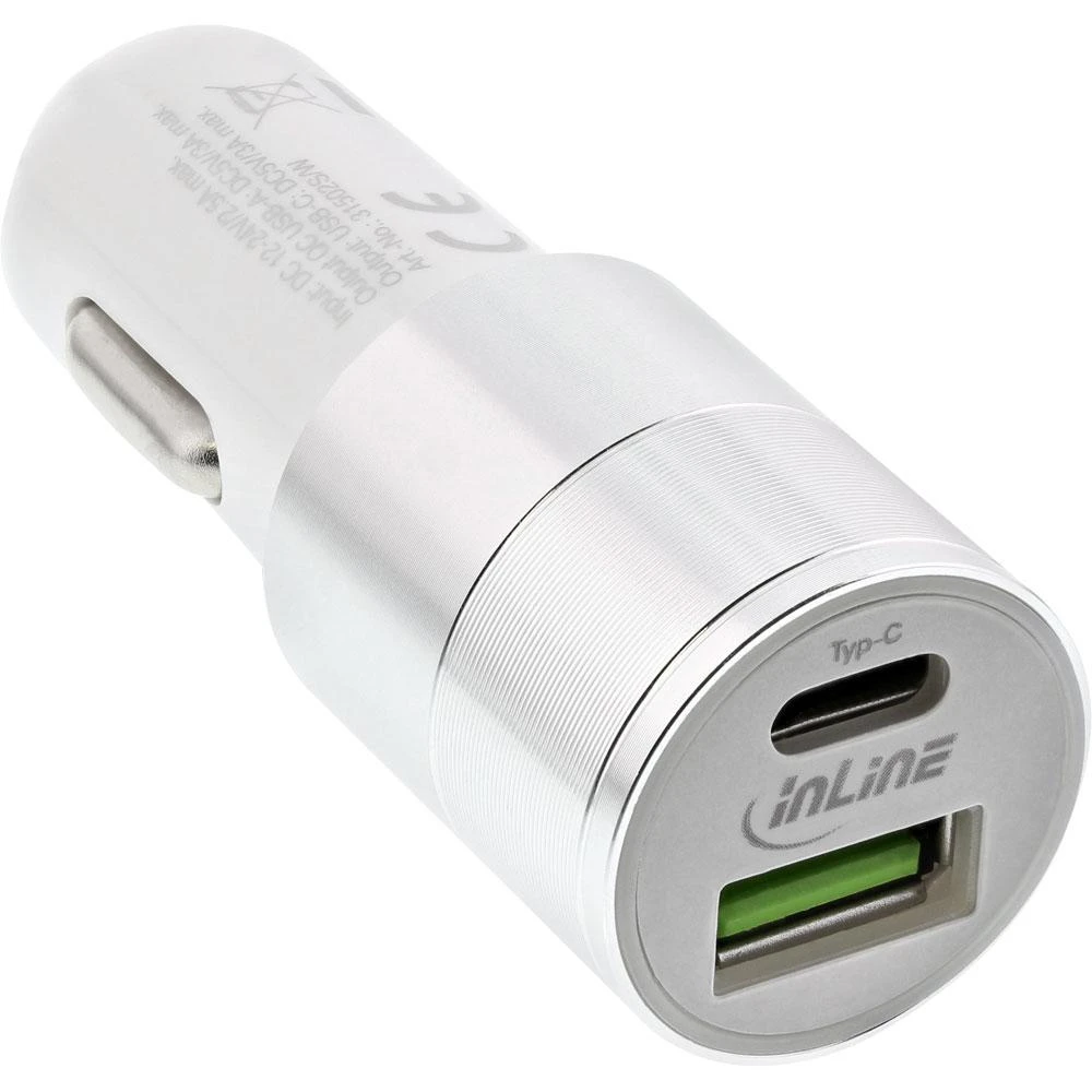 Įkroviklis InLine 1x USB-A 1x USB-C 2.5 A (31502W)