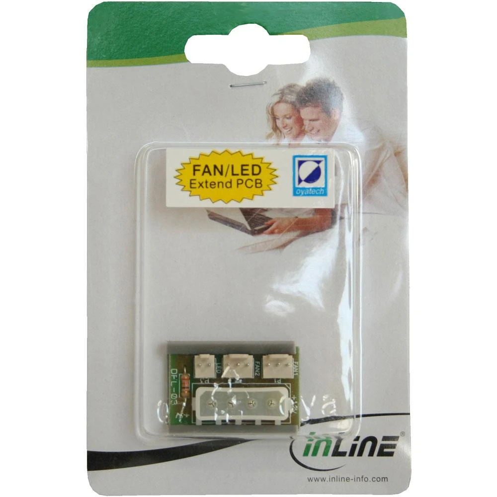 InLine ventiliatoriaus maitinimo adapterio plokštė – 4 kontaktų Molex