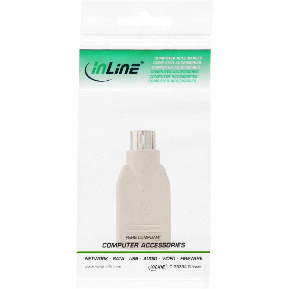 Inline adapteris PS/2 su pakuote