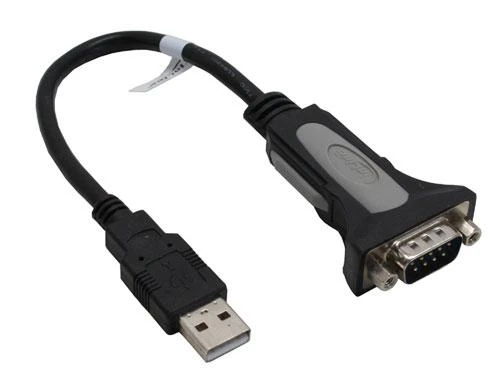 Kabelis USB InLine USB-A - RS-232 0.25 m Juodas (33306I)