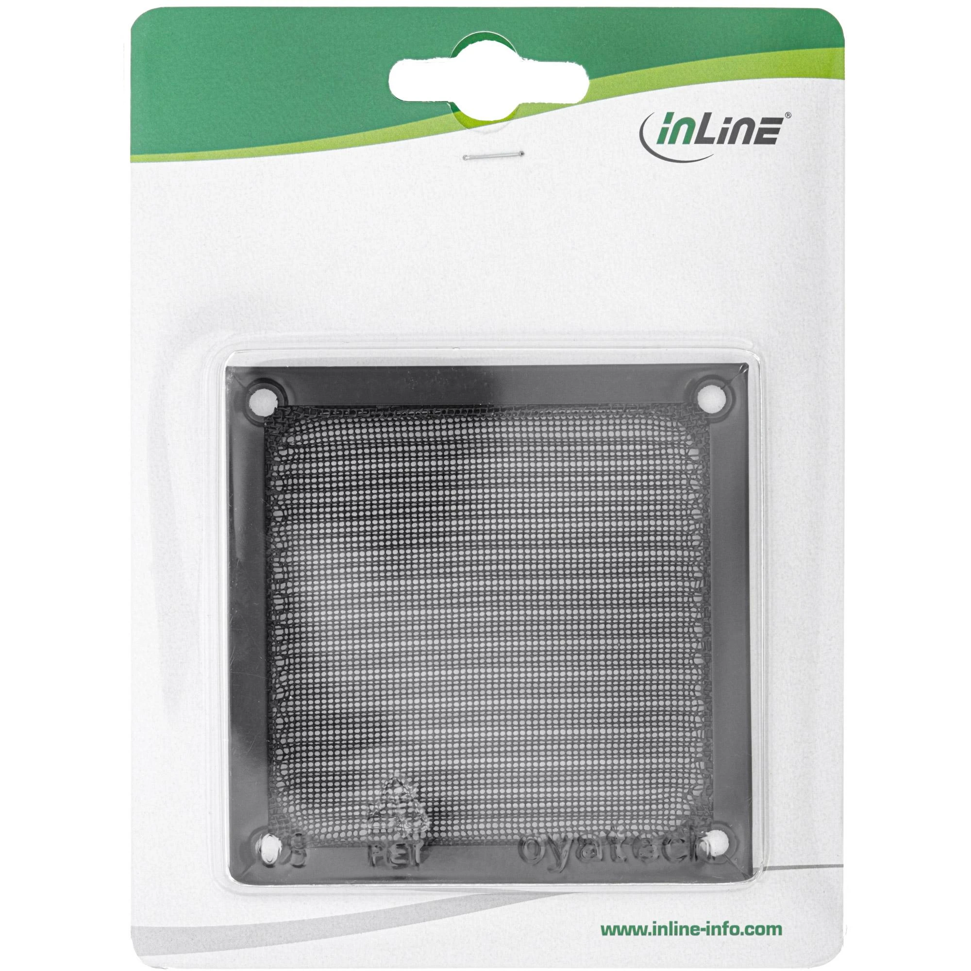InLine Dust filtras 92mm ventiliatoriui Juodas (33379S)