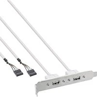 InLine Track 2x USB 2.0 Type A moteriška (33390)