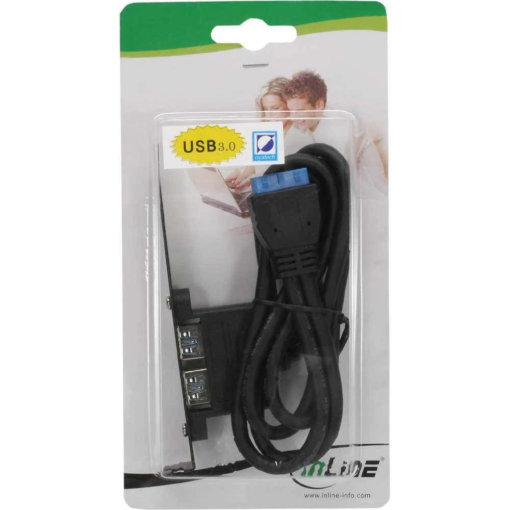 USB 3.0 adapterio laikiklis pakuotėje