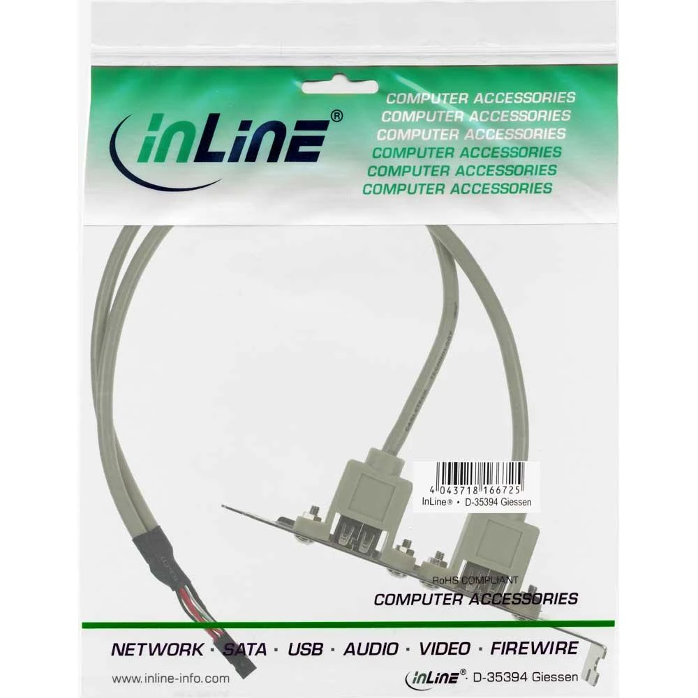 InLine Track 2x USB (33391)