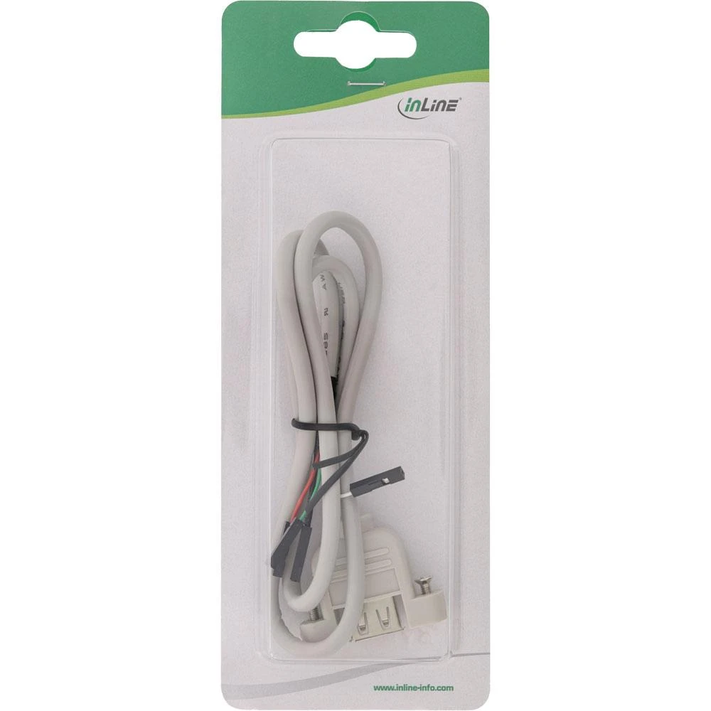 InLine USB išorinis – USB vidinis, 0,4 m, rutulinis (33440F)
