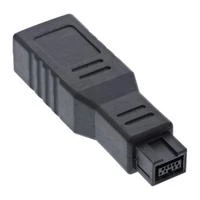 InLine Firewire 9 kontaktų – Firewire 6 kontaktų, Juodas (34600A)