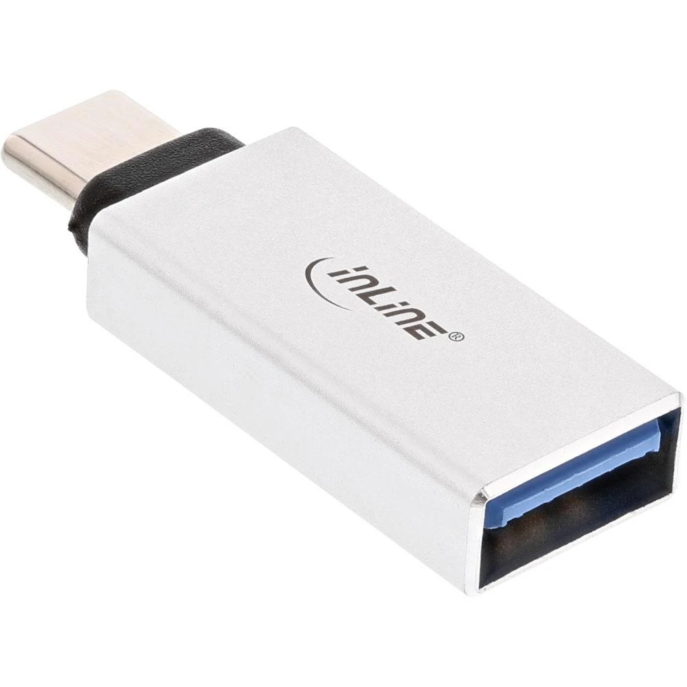 InLine USB-C į USB-A adapteris, sidabrinis