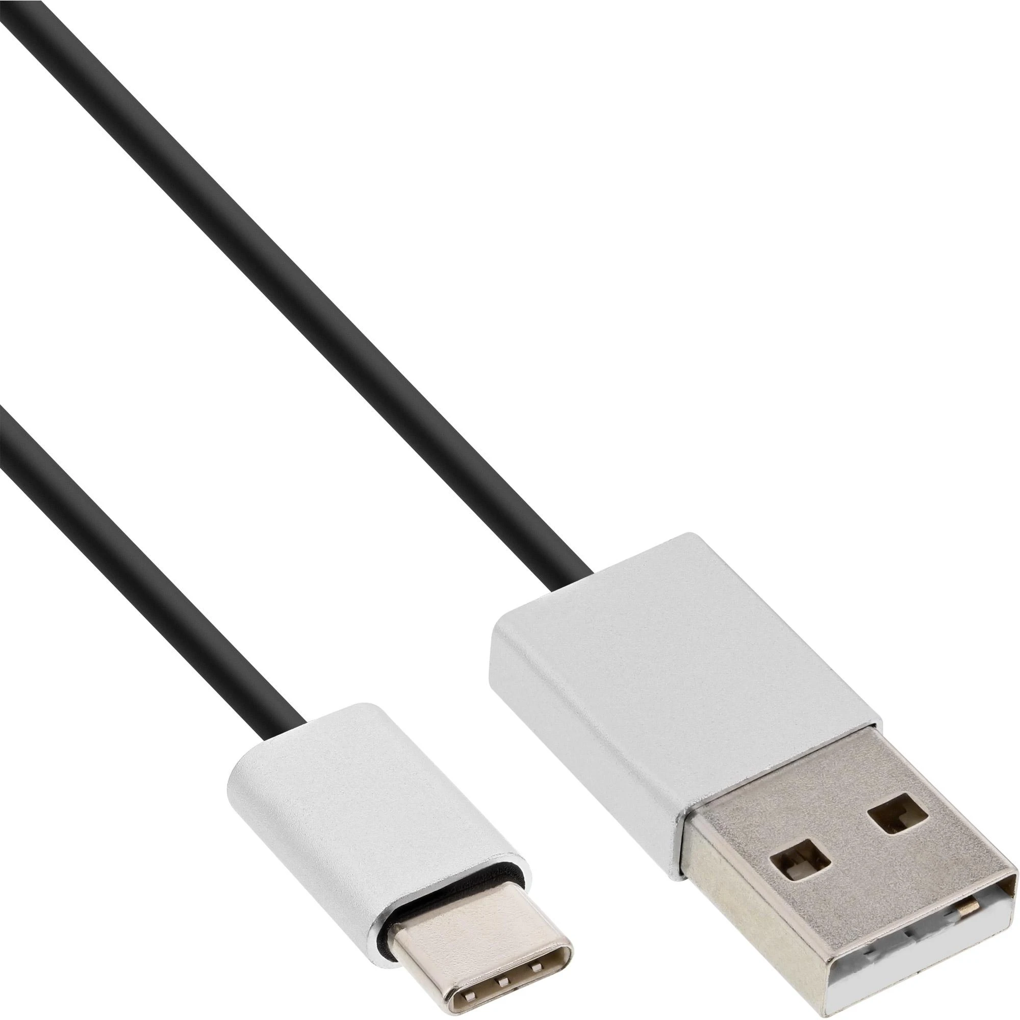 InLine USB kabelis USB-A – USB-C 5 m juodas (35835)