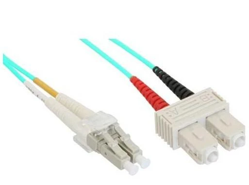 InLine Fiber Optic Patchcord LC/SC, 50/125 µm, OM3 35m (88635O)