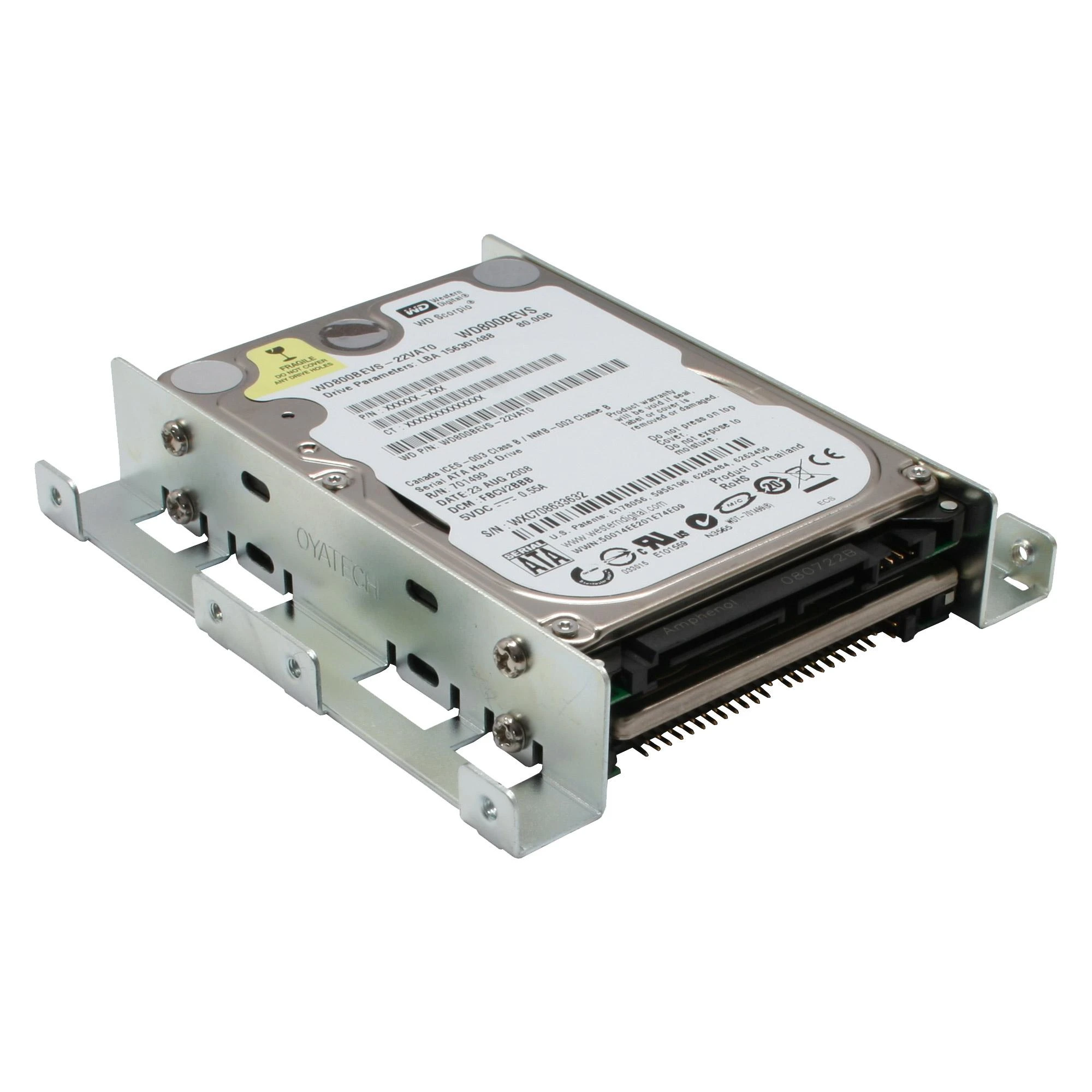 InLine 2.5 colio HDD montavimo laikiklis su disku