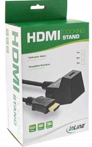 InLine HDMI stovas ir laidas pakuotėje