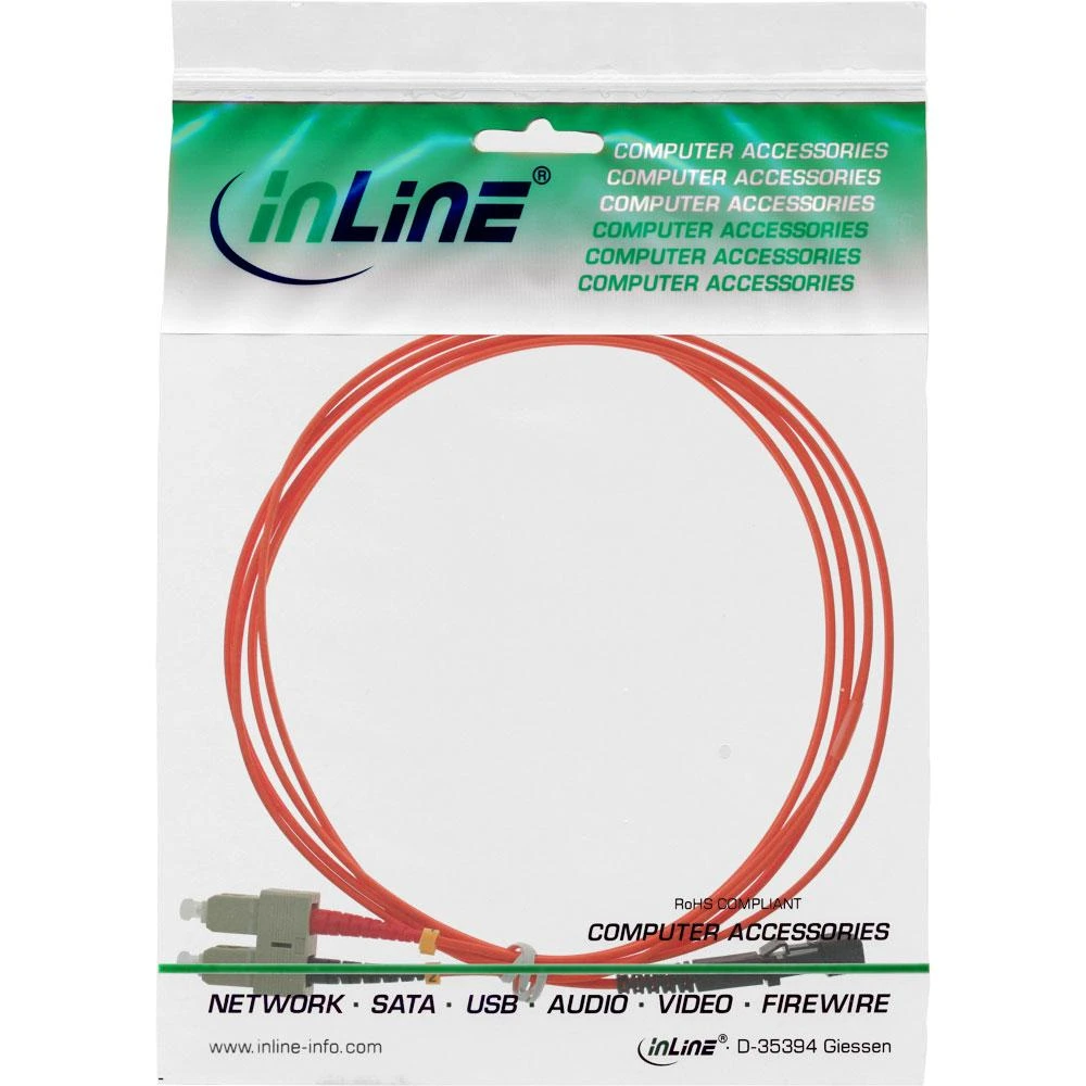 „InLine“ šviesolaidinis laidas MTRJ/SC, 50/125 µm, OM2, 3 m (87253)