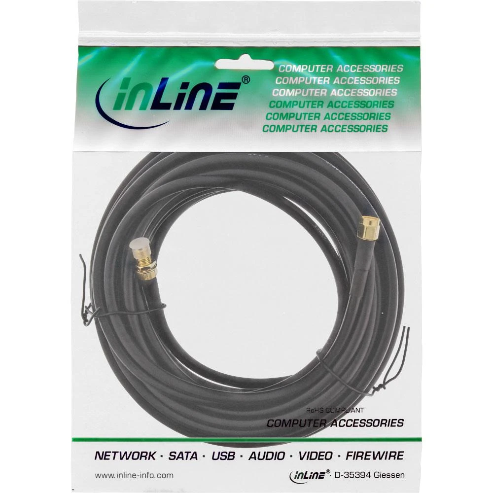 InLine Kabelis WiFi R-SMA - R-SMA 10m (40860A)