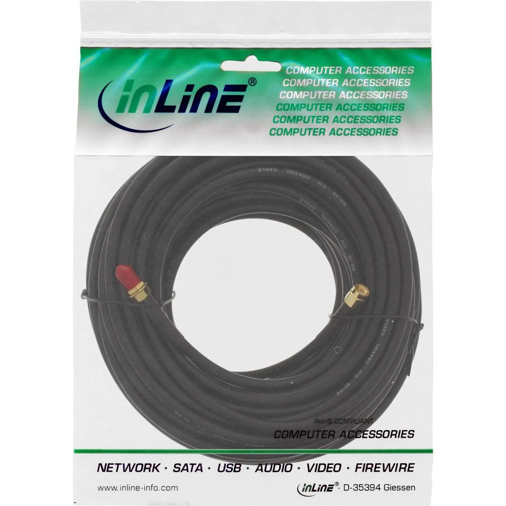 InLine Kabelis WiFi R-SMA - R-SMA 20m (40860C)