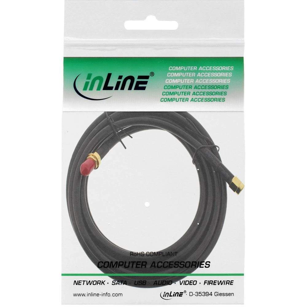 InLine Kabelis WiFi R-SMA - R-SMA 3m (40863)
