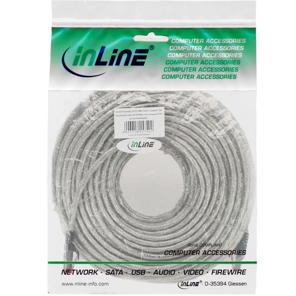 InLine RJ-45 / RJ-45 S/FTP Cat.6 50m (76455T)