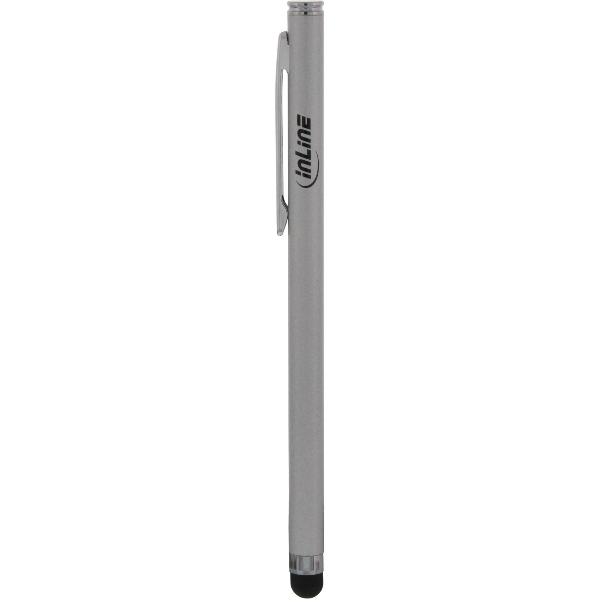 Inline Technology InLine Slim Stylus jutiklinio ekrano rašiklis, sidabrinis