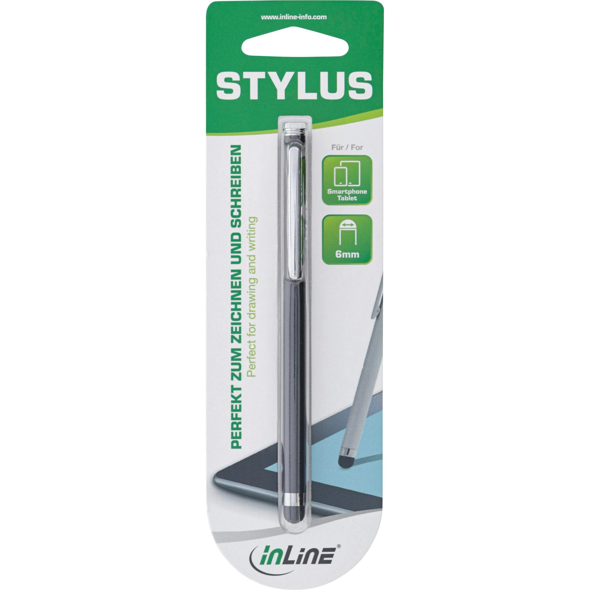 Rysik InLine Stylus Pen 55467S Juodas