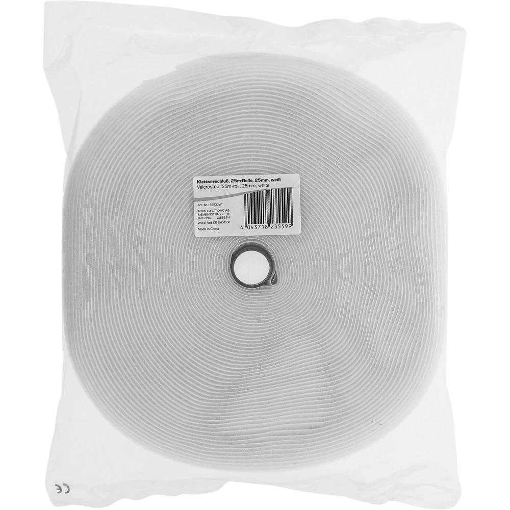 Organizatorius InLine Velcro Baltas 1 vnt (59933W)