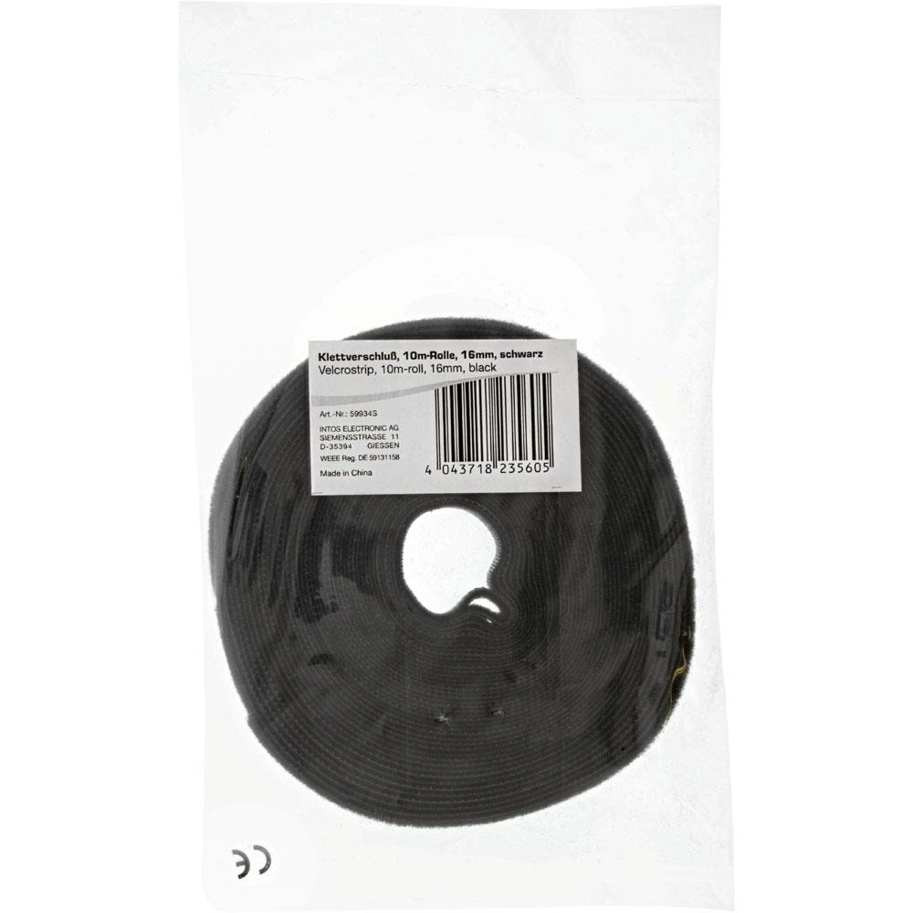 Organizatorius InLine Velcro Juodas 1 vnt (59934S)