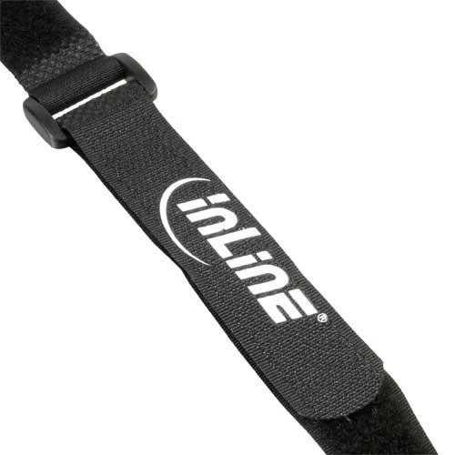 Organizer InLine Rzep Juodas 10 vnt (59945H)