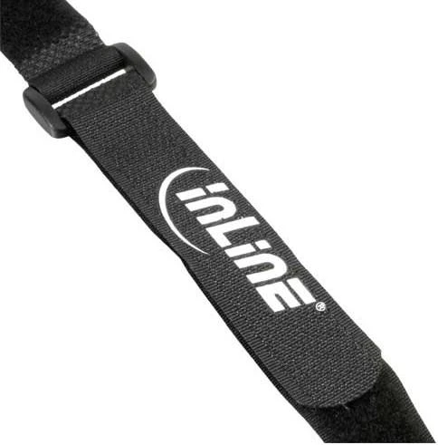 Organizer InLine Rzep Juodas 10 vnt (59945S)