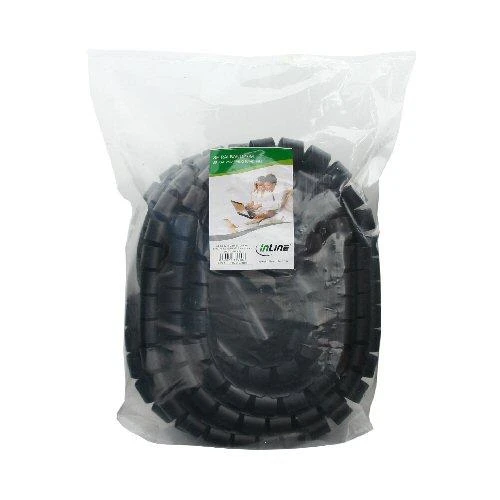 Inline Spiral Wrap kabelio apvyniojimas, 10 m ilgio, 28 mm skersmens, juodas