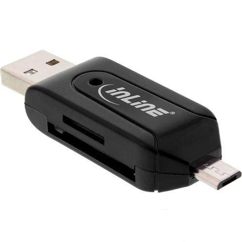 Skaitytuvas InLine microUSB/USB 2.0 (66779)
