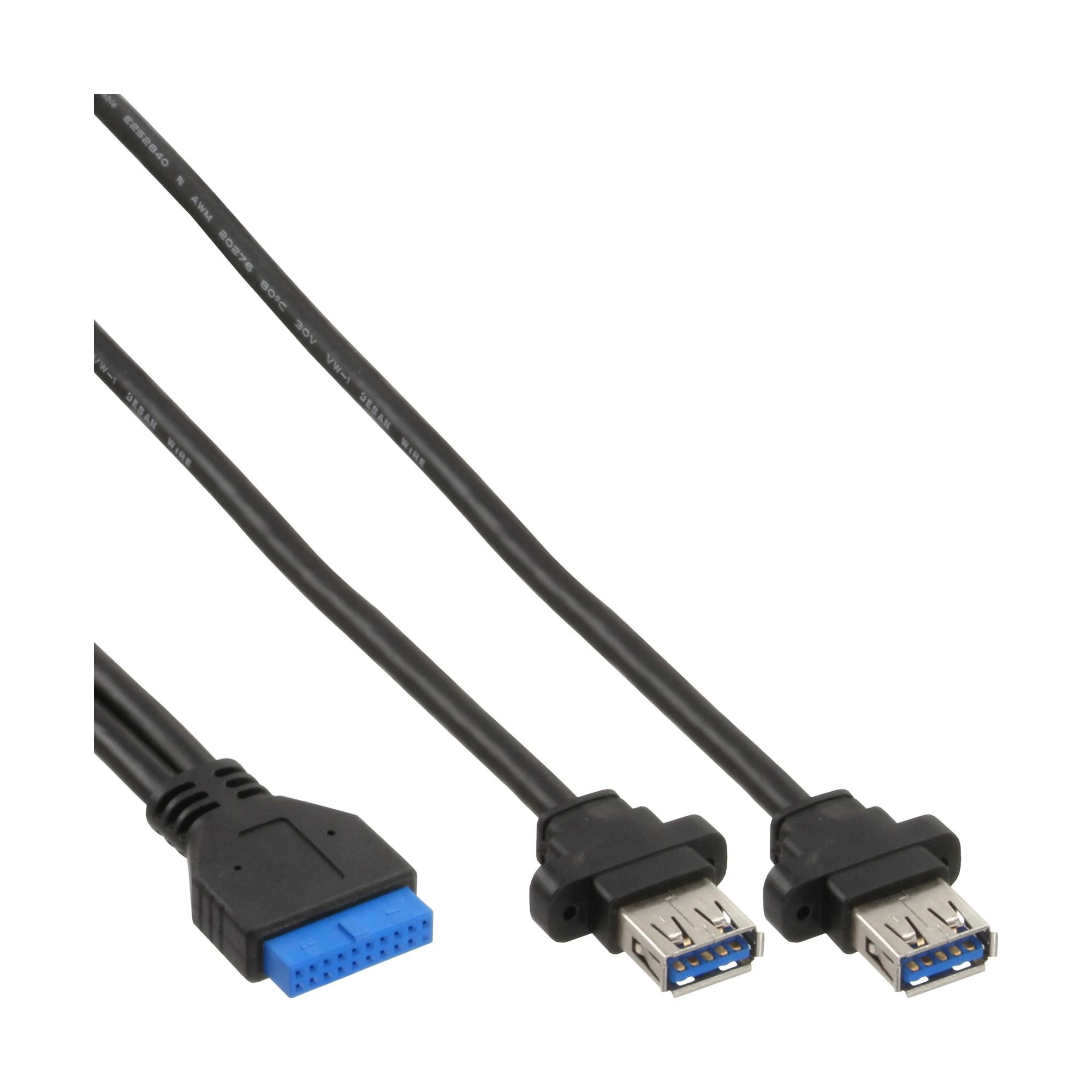 Kontroler InLine Mini-PCIe - 19-pin USB 3.0 (66900)