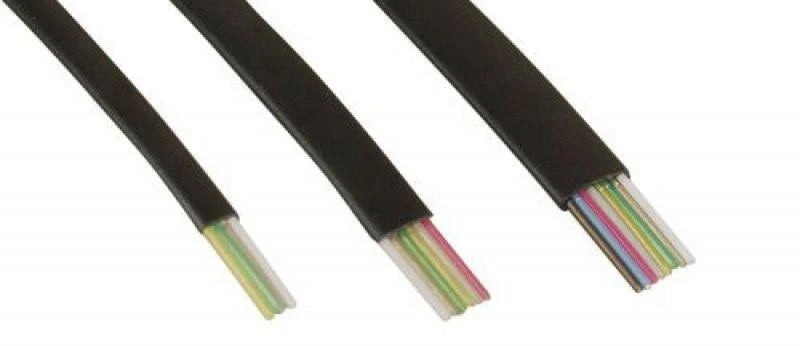 InLine Modulinis kabelis, 8 gyslų, juoda, 100m, žiedas (68818)