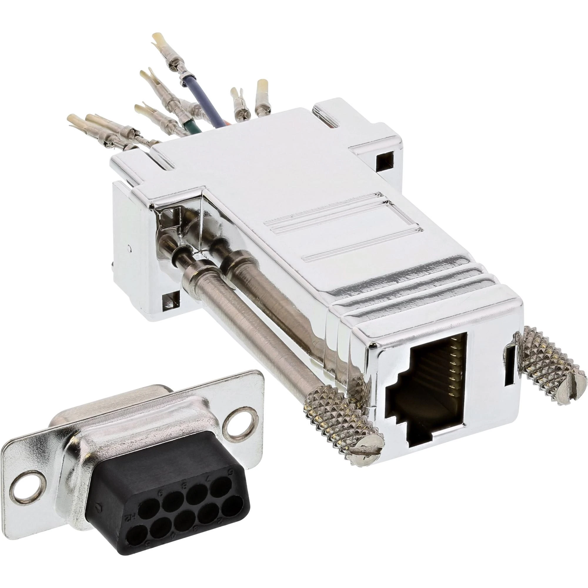 InLine AV adapteris su RJ45 jungtimi
