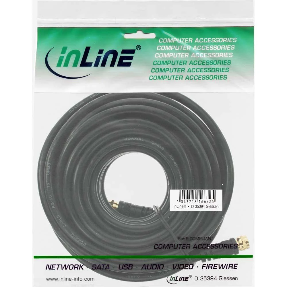 InLine RG-6U koaksialinis kabelis pakuotėje