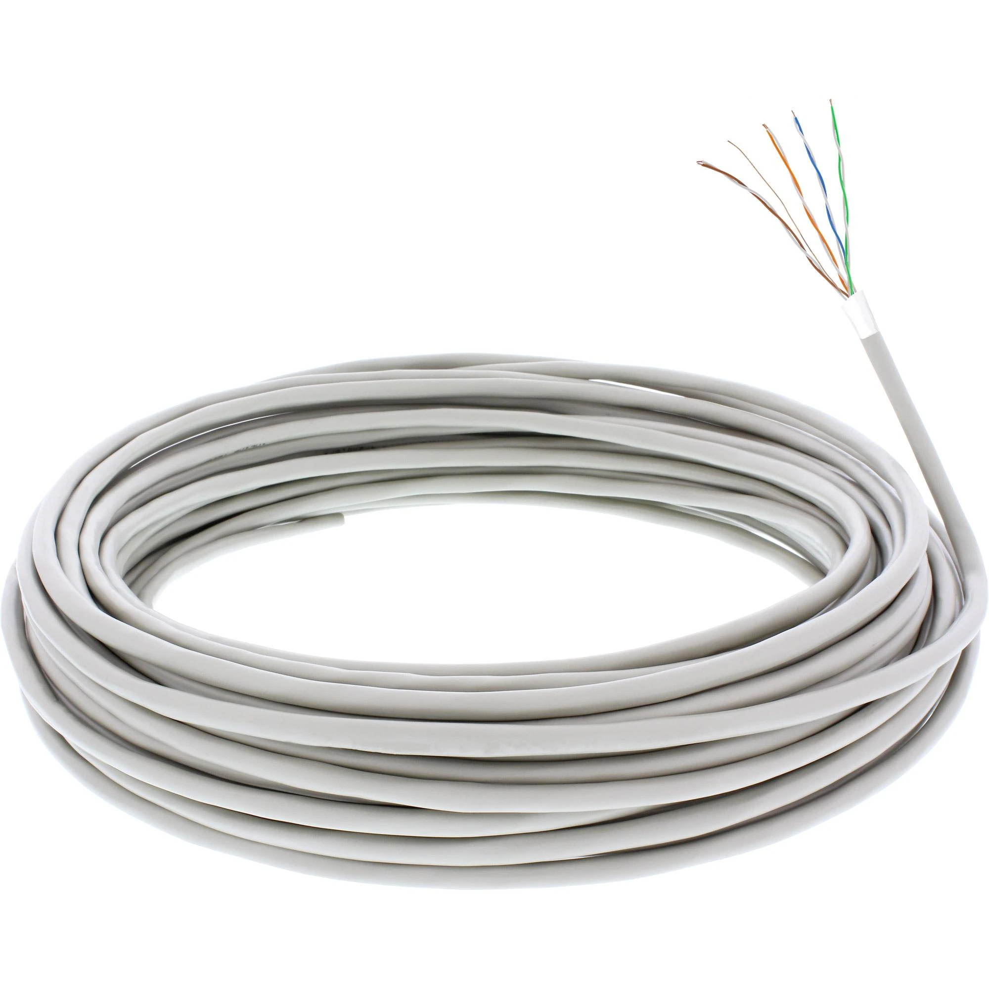 InLine Telephone Kabelis 8 gyslų, 4x2x06mm, ekranuotas, 25m (69987C)