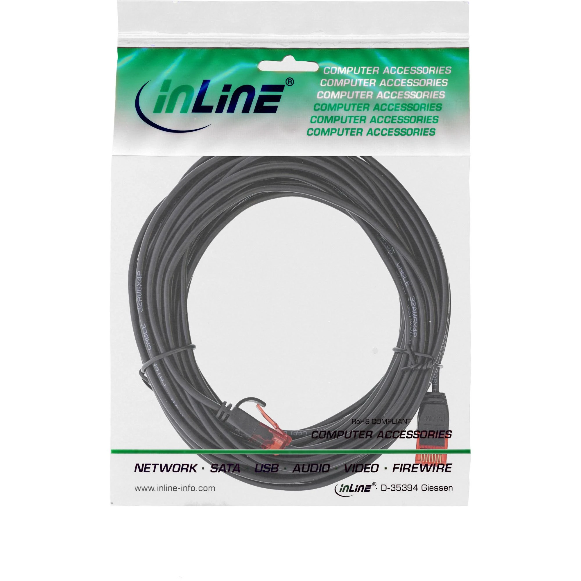 InLine Patchcord Slim U/UTP, Cat.6, 5m (71205S)