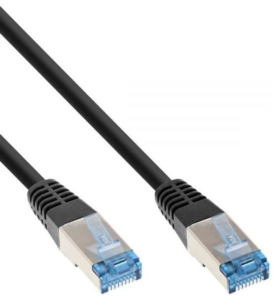 InLine Kabelis patch Kat. 6A S/FTP 15 m Juodas (72815S)