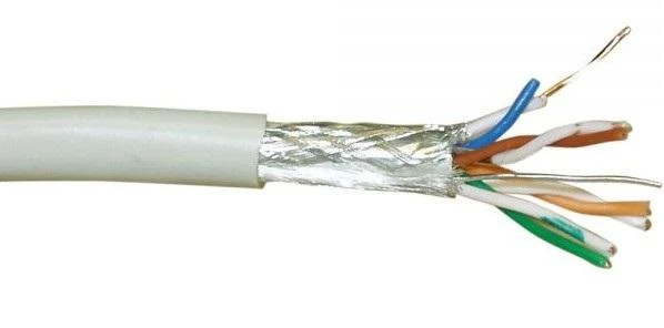 InLine tvirtas montavimo kabelis SF/UTP Cat.5e AWG24 CU be halogenų 50m