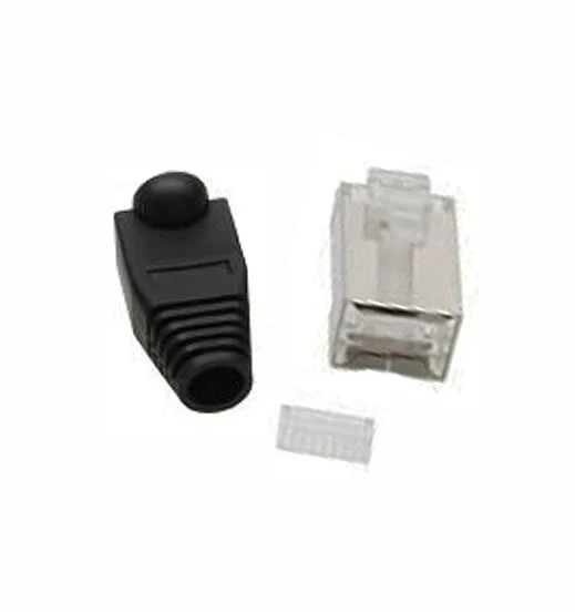 InLine RJ45 kištukas, 8P8C, juoda 100vnt (74590S)