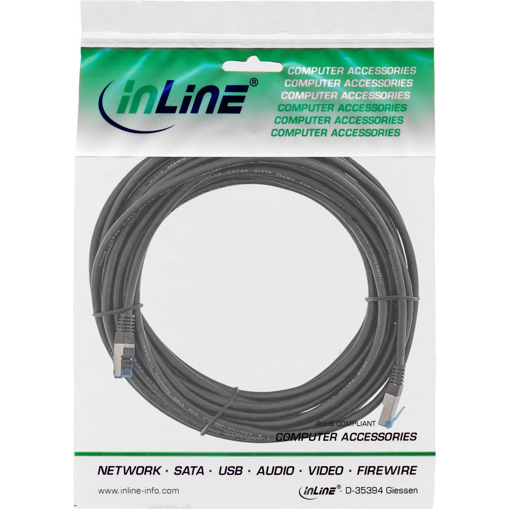 InLine Patchcord Cat.6A, S/FTP, lankstus, 10m (74800S)