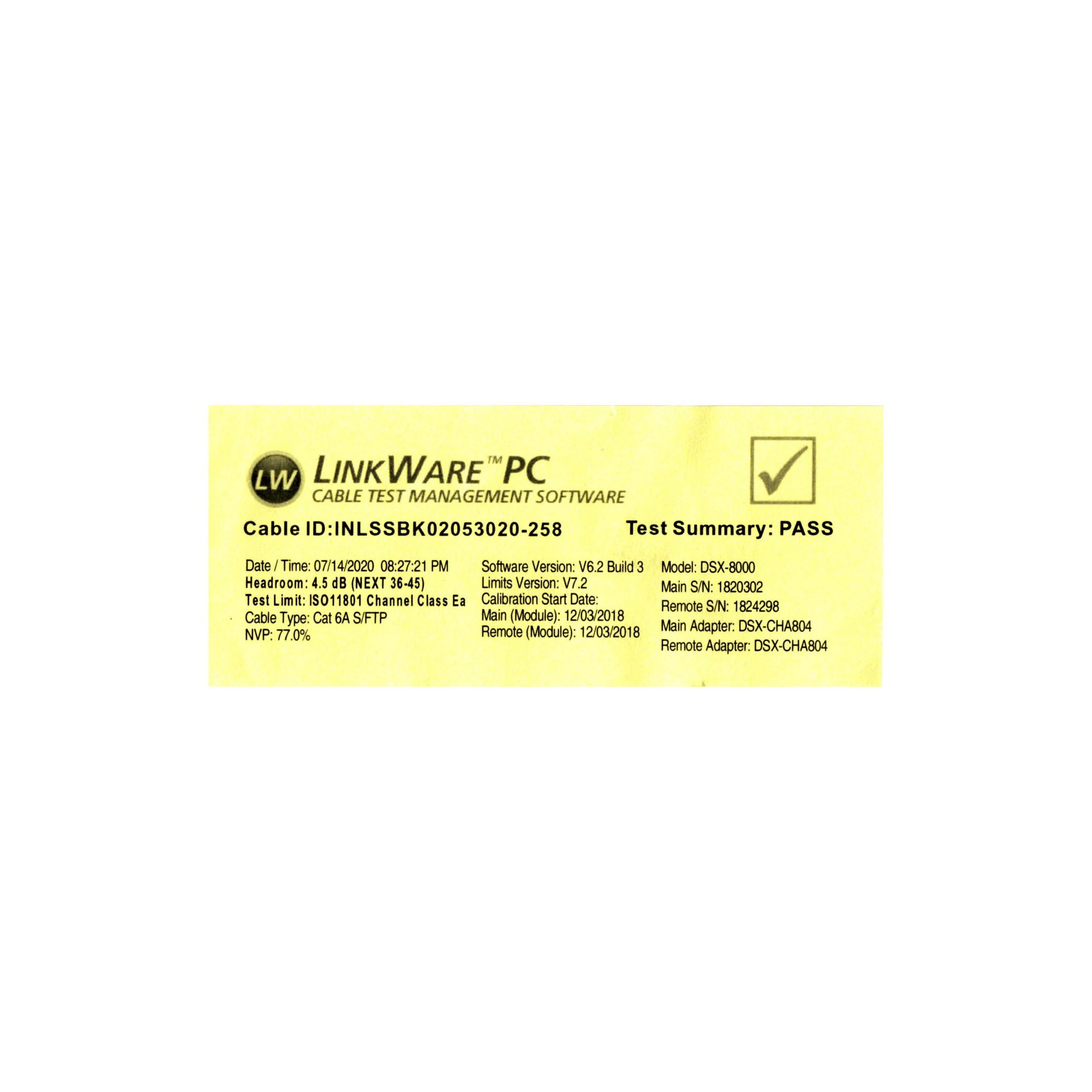 InLine® Patch kabelis, Cat.6A, S/FTP, TPE lankstus, baltas, 30m